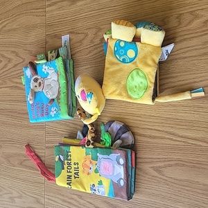 TaGgies Kidoozie belens learning baby books 3 different brands